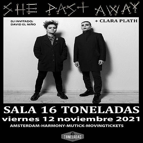 Concierto de She Past Away y Clara Path