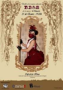 Cartel realizado por InTorzo para su desfile en el Café de las Horas (Valencia Dark Week)