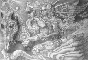 Ilustración: El Ángel Guardián, de Ignacio Bernácer