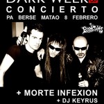 Cartel de la actuación de The Phantoms (Valencia Dark Week)