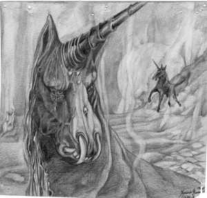 Ilustración: Unicornios, de Ignacio Bernácer