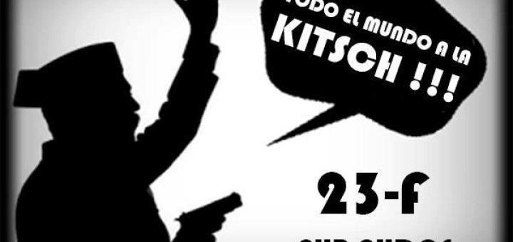 Cartel Kitsch party en Pub Nudos (feb 2013)