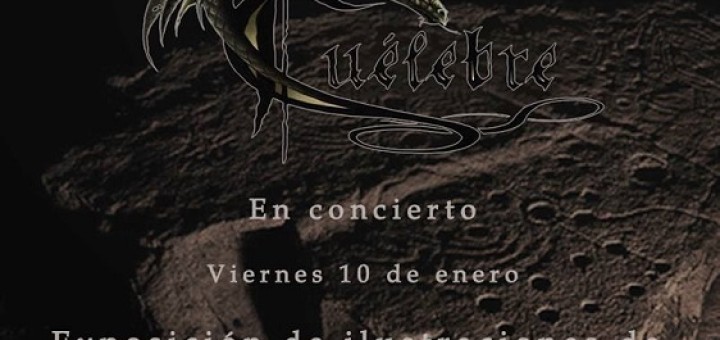 Cartel del concierto de Cuélebre en El Volander