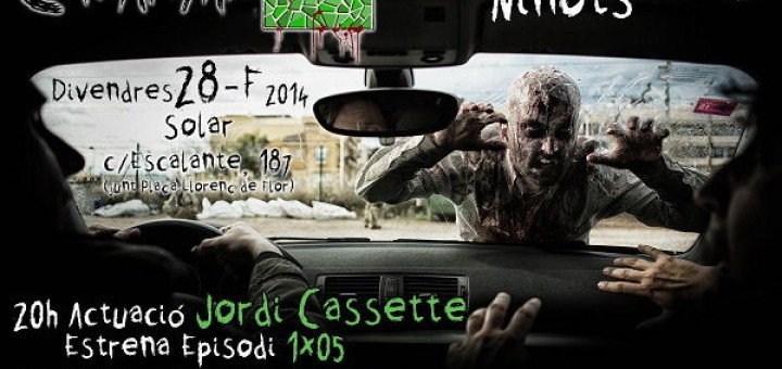 Cartel de presentación del episodio 5 de Cabanyal Z en el solar