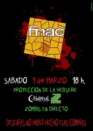 Cartel de presentación del episodio 5 de Cabanyal Z en Fnac Valencia