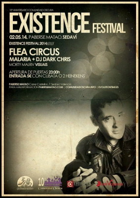 Cartel del Existence Festival 2014 (2 mayo)