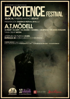 Cartel de Existence Festival (30 abril 2014)