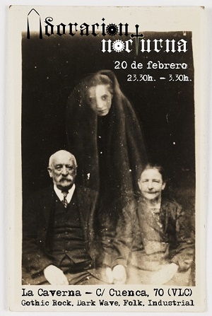 Cartel de la fiesta Adoración Nocturna (febrero 2015)