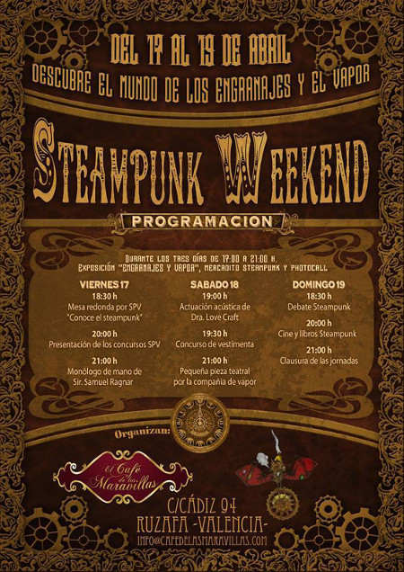 Cartel del Steampunk Weekend