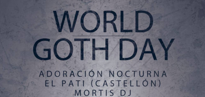 Fragmento del cartel para la fiesta World Goth Day 2015 - El Oculto Club, Valencia