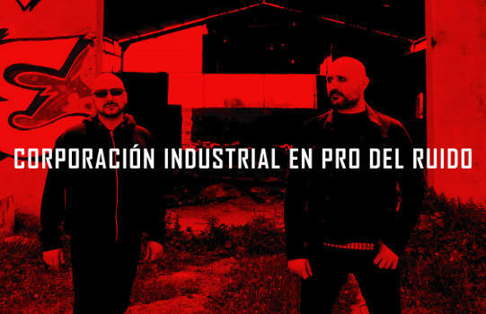 Foto promocional de Pronoise con el lema "Corporación industrial en pro del ruido"