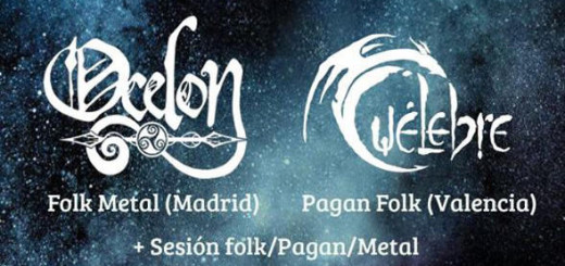 Fragmento del cartel para el concierto de Ocelon y Cuélebre (5 septiembre 2015, sala Paberse Matao)