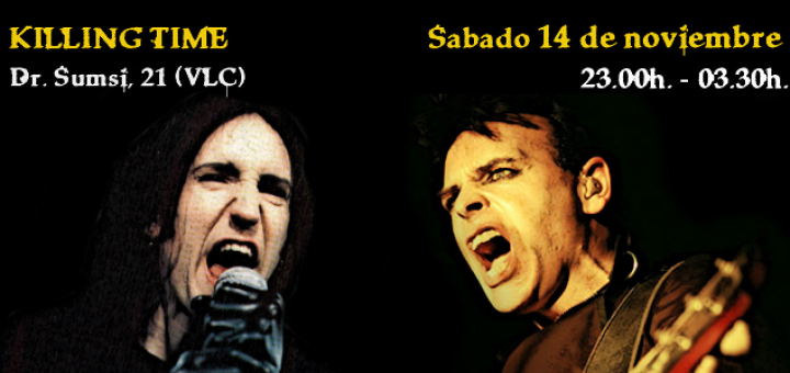 Fragmento del cartel de la fiesta Nine Inch Nails/Gary Numan