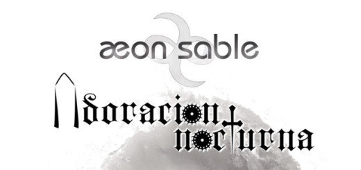 Fragmento del cartel de la fiesta Adoración Nocturna - Especial single Aeon Sable