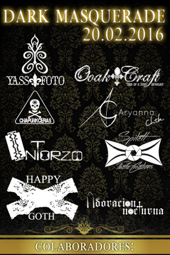 Cartel de colaboradores de la Mascarada 2016 (Valencia)