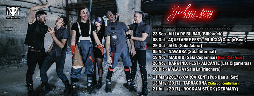 Cartel de Zirkus Tour 2016-2017 (Mind Driller)