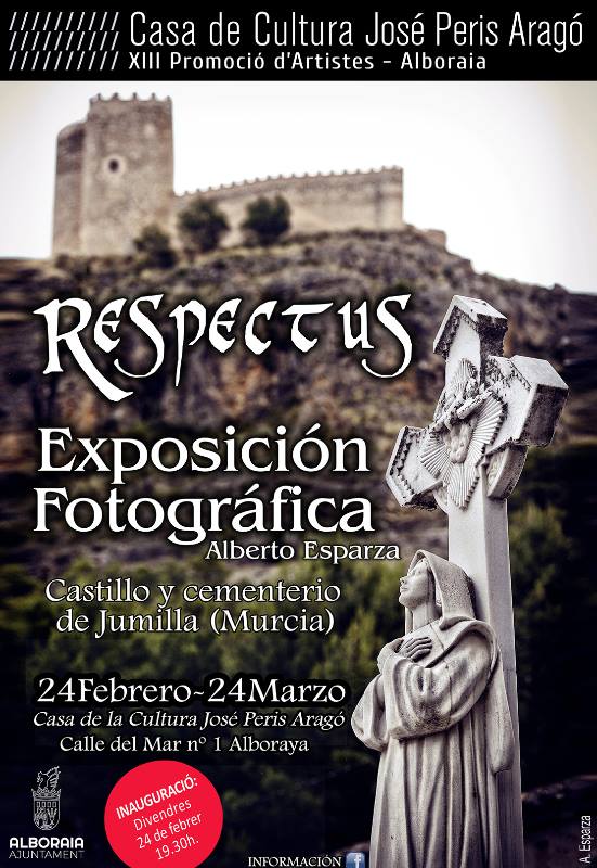 Cartel para la exposición Respectus en Alboraya