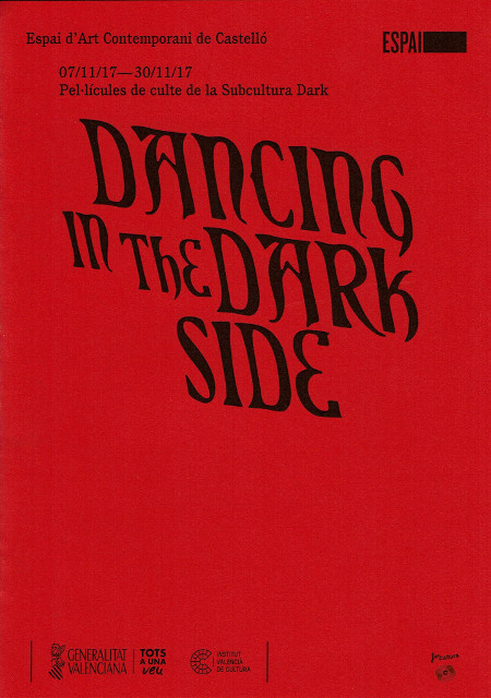 Fragmente del cartel del ciclo de cine Dancing in the Dark Side (EACC, 2017)
