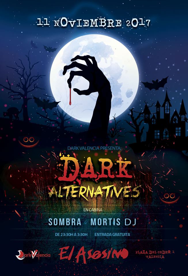 Cartel de la Sesión Dark Alternatives (11 nov 2017)