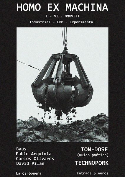 Cartel de Homo Ex Machina 2018