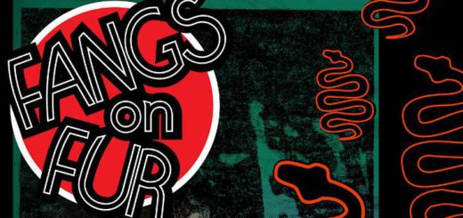 Fragmento de cartel para la Gira europea de Fangs On Fur (2018)