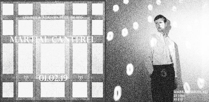 Cartel de Martial Canterel en club Umbral (febrero 2019)