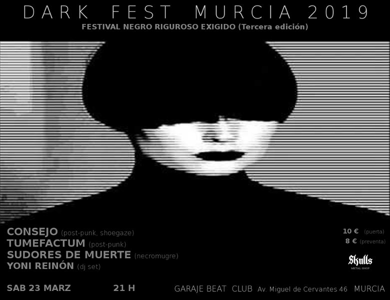 Cartel del Dark Fest Murcia 2019