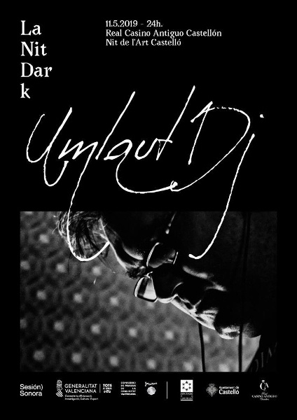 Cartel de La Nit Dark para la sesión de Umlaut DJ