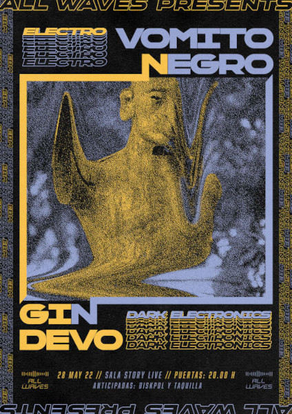 Concierto de Vómito Negro y Gin Devo en Madrid