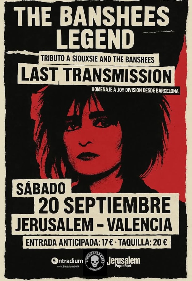 Concierto The Banshees Legend y Last Transmission